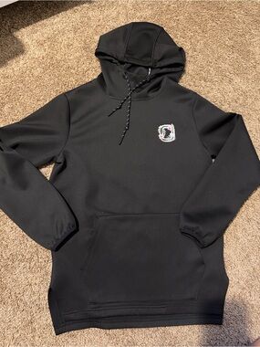Overtime Black Hooded Pullover - Tuff Performance Hoodie (S) 🏀🗑️
